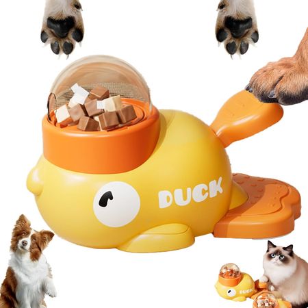 Canard Distributeur de Nourriture – Stimule l Esprit de Votre Chien ou Chat !